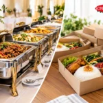 catering prasmanan Surabaya vs nasi kotak