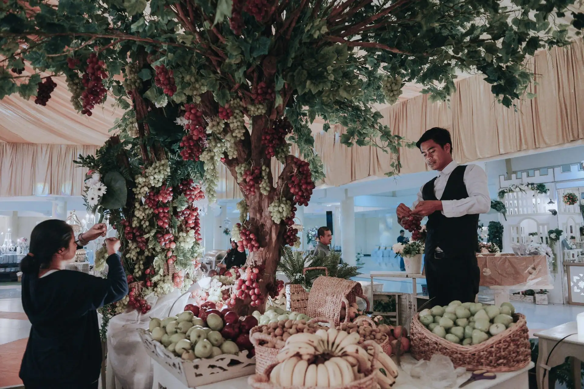 Pondok buah segar di pernikahan, Sonokembang Catering Surabaya